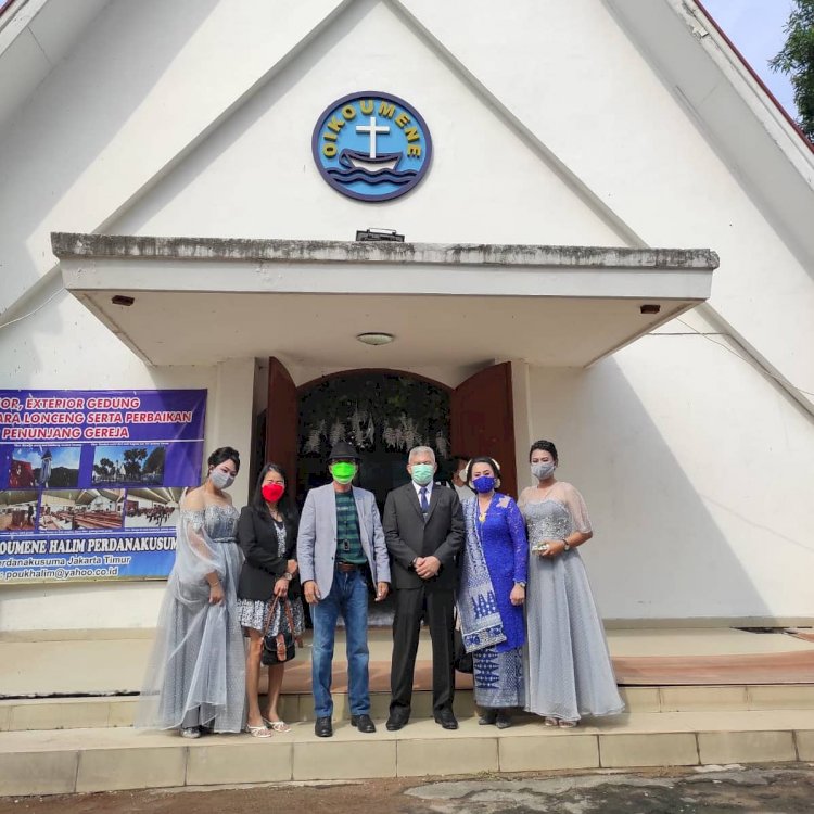 Pemberkatan Pernikahan Christine Hutapea  Iwan Sipayung